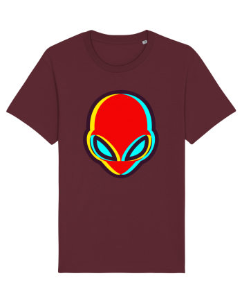 Trippy Alien Burgundy
