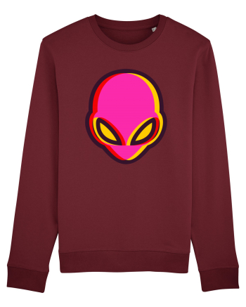 Trippy Alien Burgundy