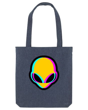 Trippy Alien Midnight Blue