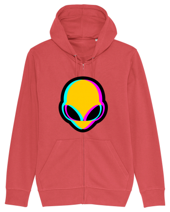Trippy Alien Carmine Red