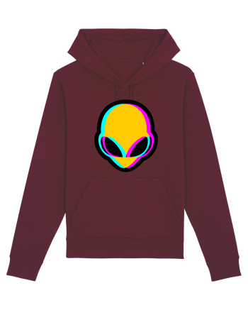 Trippy Alien Burgundy