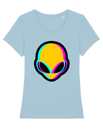Trippy Alien Sky Blue