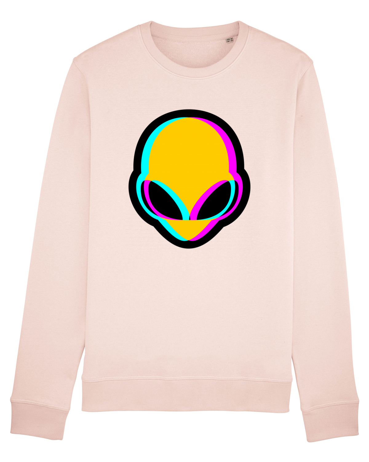 Bluză mânecă lungă Unisex Rise Candy Pink