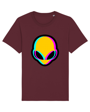 Trippy Alien Burgundy