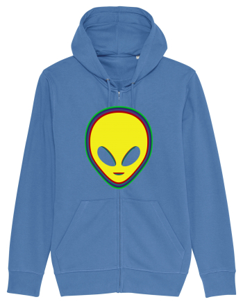 Trippy Alien Bright Blue