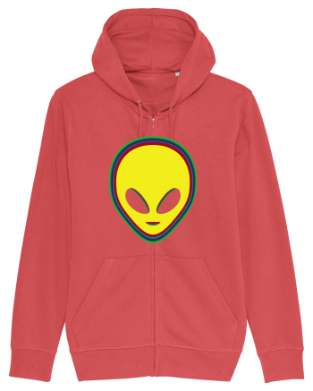 Trippy Alien Carmine Red