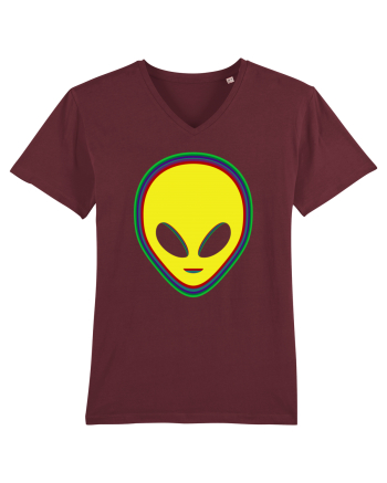 Trippy Alien Burgundy