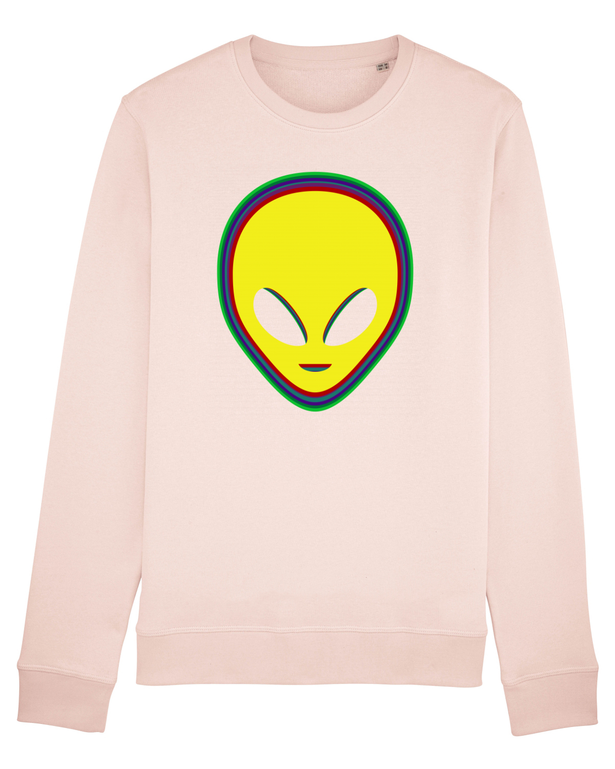 Bluză mânecă lungă Unisex Rise Candy Pink