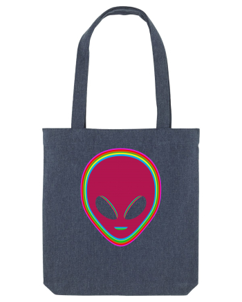 Trippy Alien Midnight Blue