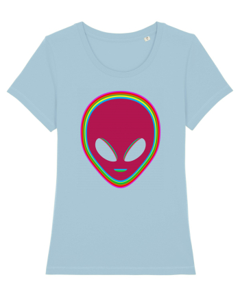 Trippy Alien Sky Blue