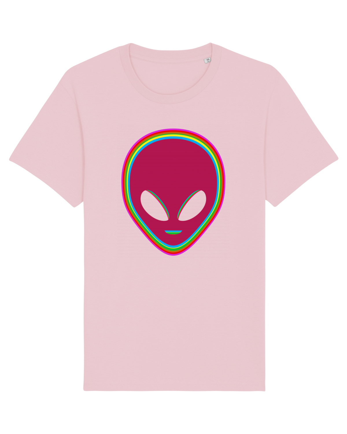 Tricou mânecă scurtă Unisex Rocker Cotton Pink