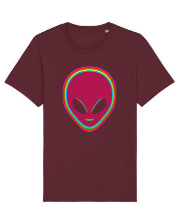 Trippy Alien Burgundy