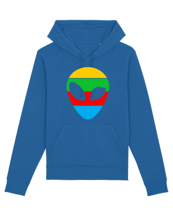Retro Alien Royal Blue