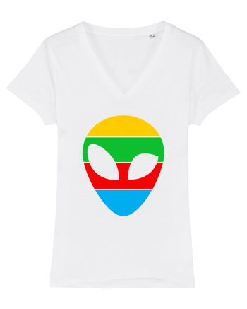 Retro Alien White