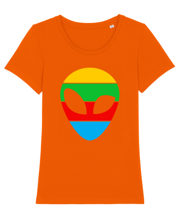 Retro Alien Bright Orange