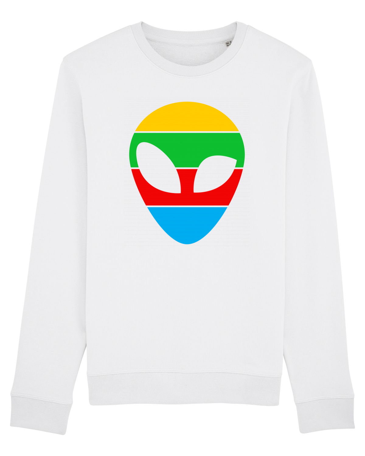 Bluză mânecă lungă Unisex Rise White