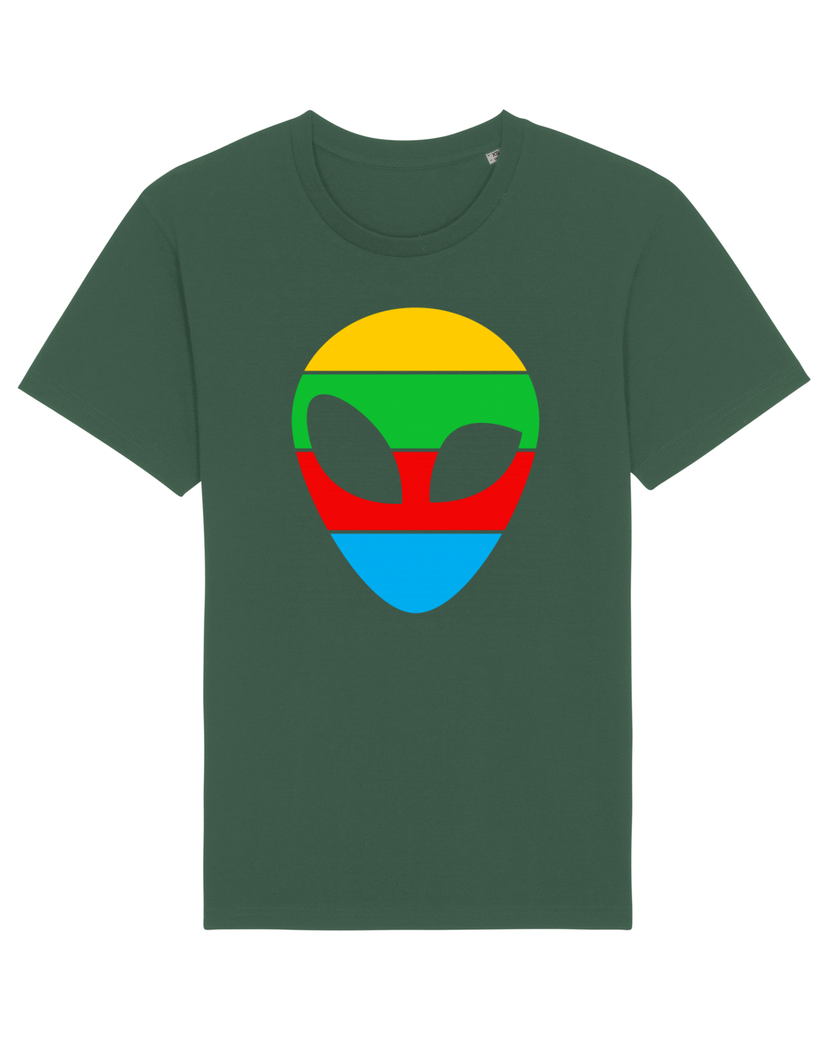 Tricou mânecă scurtă Unisex Rocker Bottle Green