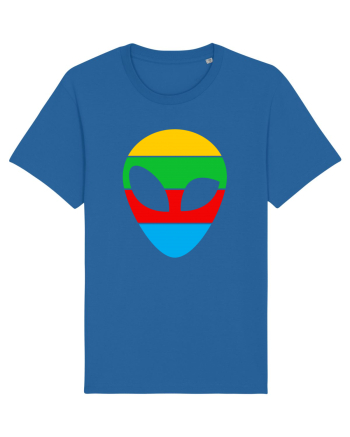 Retro Alien Royal Blue