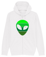 Retro Alien Hanorac cu fermoar Unisex Connector