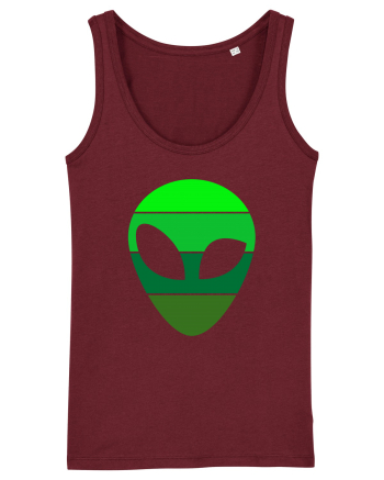 Retro Alien Burgundy