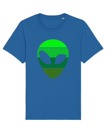 Retro Alien Royal Blue