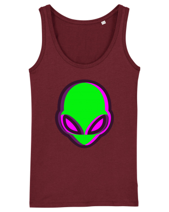 Trippy Alien Burgundy