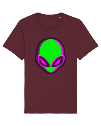 Trippy Alien Burgundy