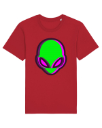 Trippy Alien Tricou mânecă scurtă Unisex Rocker