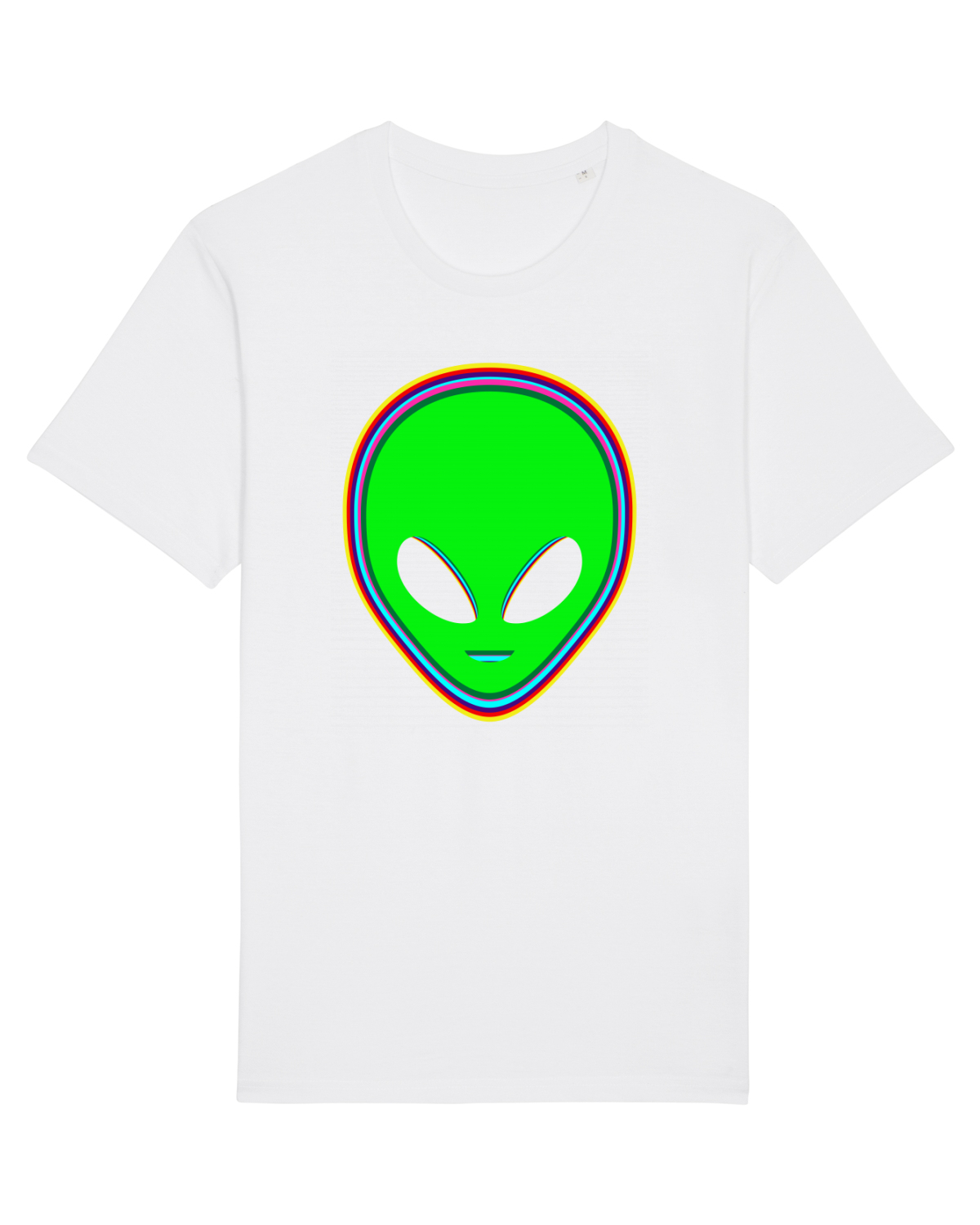Tricou mânecă scurtă Unisex Rocker White