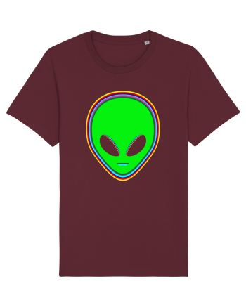 Trippy Alien Burgundy