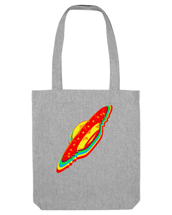 Trippy Retro UFO Heather Grey