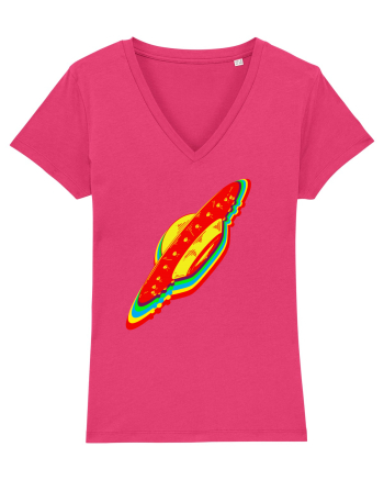 Trippy Retro UFO Raspberry