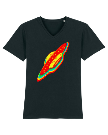 Trippy Retro UFO Black