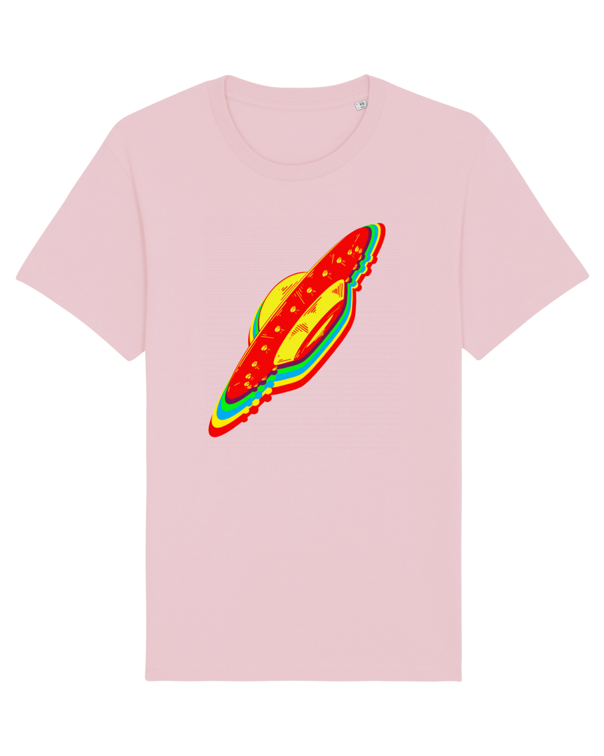 Tricou mânecă scurtă Unisex Rocker Cotton Pink