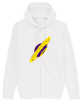 Trippy Retro UFO White