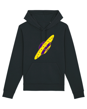 Trippy Retro UFO Black