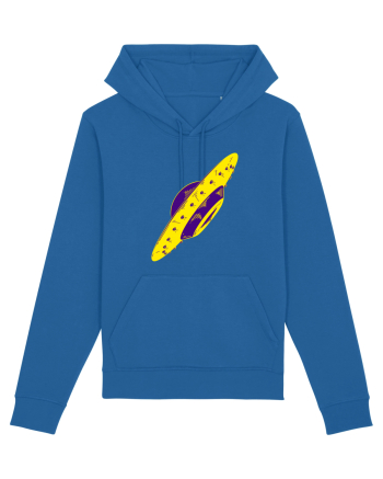 Trippy Retro UFO Royal Blue