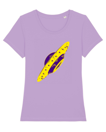 Trippy Retro UFO Lavender Dawn