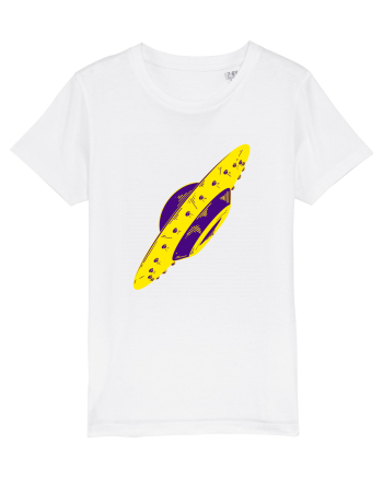 Trippy Retro UFO White