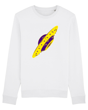Trippy Retro UFO White