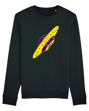 Trippy Retro UFO Black