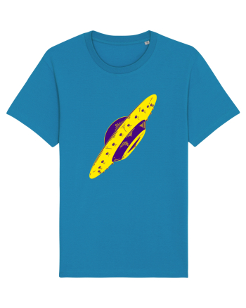 Trippy Retro UFO Azur