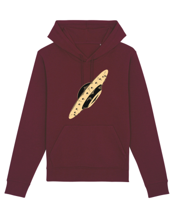  Retro UFO Burgundy