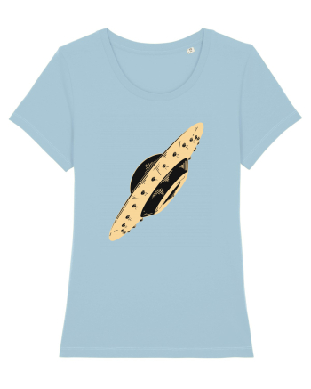  Retro UFO Sky Blue