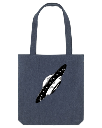  Retro UFO Midnight Blue