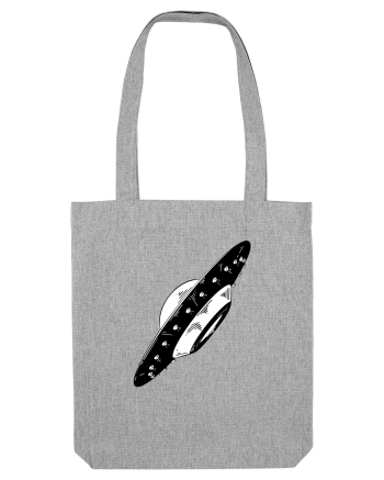  Retro UFO Heather Grey