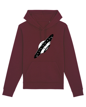  Retro UFO Burgundy