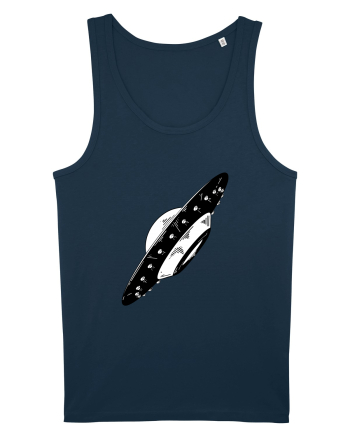  Retro UFO Navy