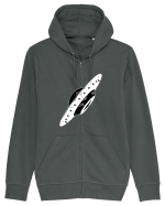  Retro UFO Hanorac cu fermoar Unisex Connector