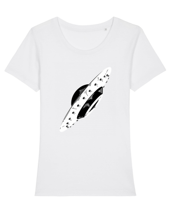 Retro UFO White